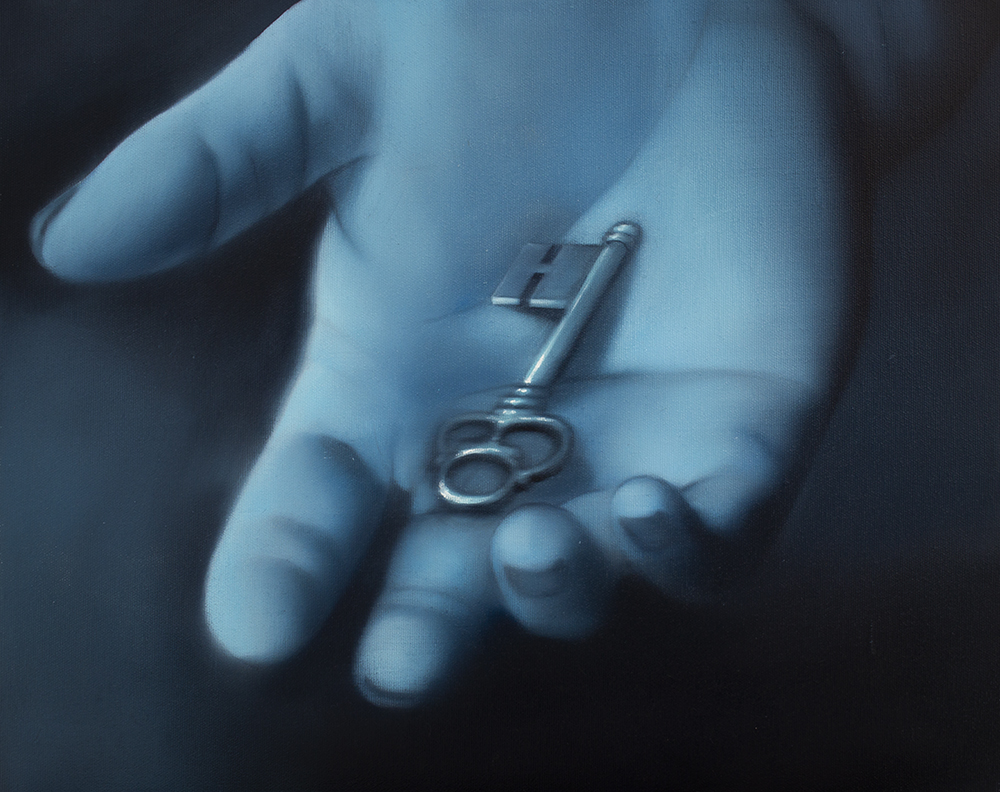 Patrycja Piętka The Answer 2024 Ulje na platnu 40 x 50 cm Malo