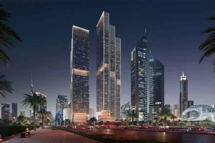 Projekt Jumeirah Residences Emirates Towers autora Scda Architects u Dubaiju