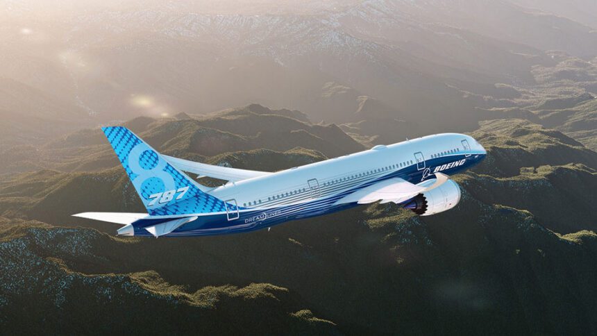 Boeing 787 Dreamliner Simbol luksuza na nebu